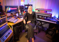 Sitting in The Fishbowl studio in Wakefield